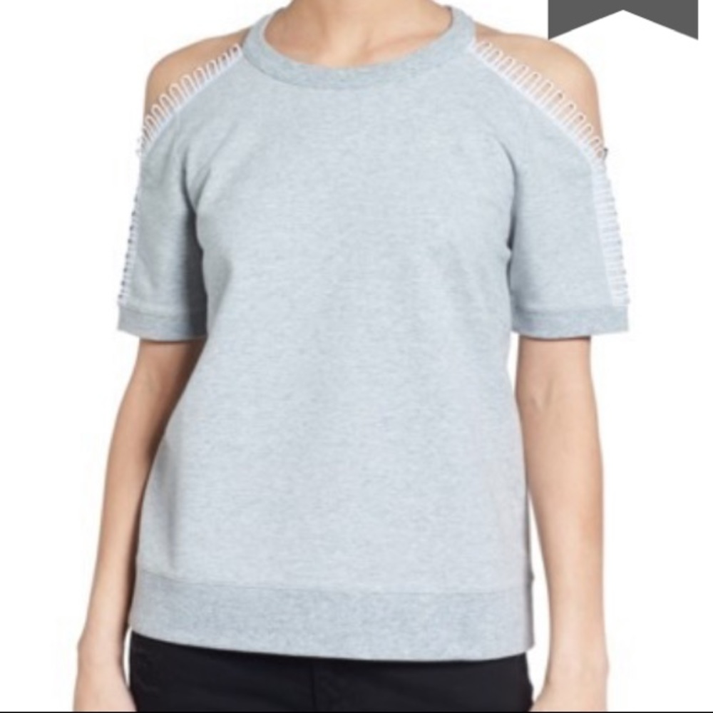 Trouve Cold Shoulder Sweatshirt